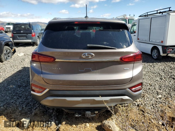 2019 Hyundai Santa Fe SE with VIN 5NMS2CAD6KH098573, listed as a Copart auction lot 47316305 with 68,394 mi miles and Salvage Title. Bid and sale history available at carsss.com. Image 6.