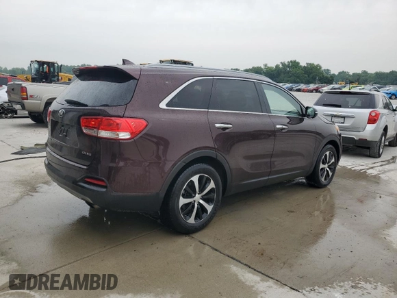2016 Kia Sorento EX with VIN 5XYPH4A5XGG068691, listed as a Copart auction lot 60444925 with 163,390 mi miles and Salvage title. Bid and sale history available at DreamBid. Image 3.