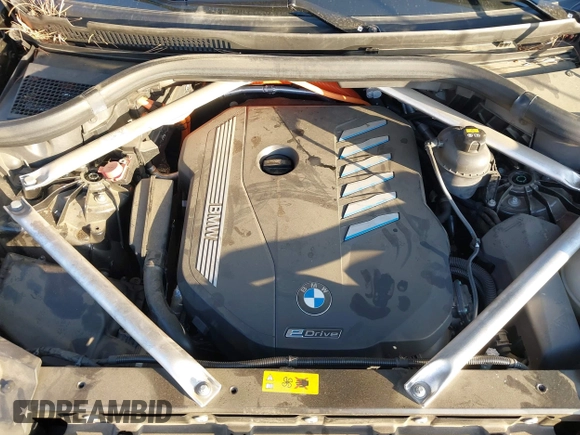 2022 BMW X5 xDrive45e with VIN 5UXTA6C09N9M81408, listed as a IAAI auction lot 41448822 with 35,147 mi miles. Bid and sale history available at carsss.com. Image 10.