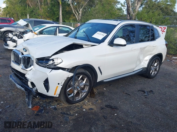 2024 BMW X3 sDrive30i with VIN WBX47DP0XRN314770, listed as a IAAI auction lot 41621356 with 1,885 mi miles and . Bid and sale history available at DreamBid. Image 18.