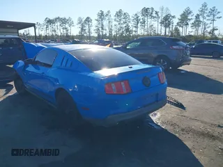 2012 Ford Mustang V6 Premium with VIN 1ZVBP8AM2C5233385, listed as a IAAI auction lot 40926705 with Not Provided miles. Bid and sale history available at carsss.com. Image 3.