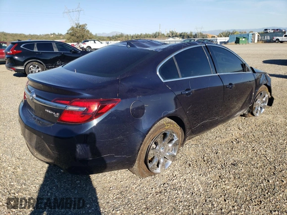 2016 Buick Regal Premium II with VIN 2G4GT5GX9G9138413, listed as a Copart auction lot 71134914 with 109,138 mi miles and Salvage Title. Bid and sale history available at carsss.com. Image 3.