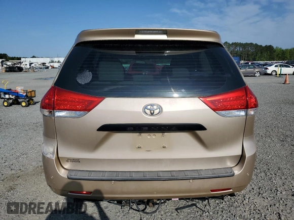 2012 Toyota Sienna with VIN 5TDKA3DC3CS011118, listed as a Copart auction lot 52087475 with 208,146 mi miles and Salvage Title. Bid and sale history available at DreamBid. Image 6.