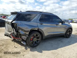 2022 Ford Explorer ST with VIN 1FM5K8GC7NGB90453, listed as a Copart auction lot 43758095 with 26,204 mi miles and Non Repairable. Bid and sale history available at carsss.com. Image 3.