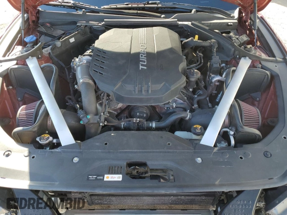 2019 Genesis G70 3.3T Advanced with VIN KMTG34LE6KU015538, listed as a Copart auction lot 78481704 with 51,203 mi miles and Salvage Title. Bid and sale history available at carsss.com. Image 11.