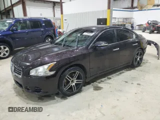 2014 Nissan Maxima S with VIN 1N4AA5AP1EC912951, listed as a Copart auction lot 57298905 with 114,005 mi miles and Non repairable. Bid and sale history available at DreamBid. Image 1.