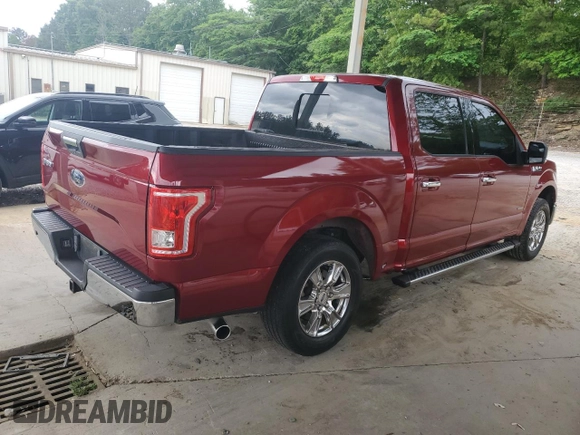 2015 Ford F-150 XL with VIN 1FTEW1CP3FFA62176, listed as a Copart auction lot 55364185 with 129,519 mi miles and Salvage title. Bid and sale history available at DreamBid. Image 3.