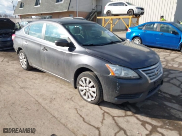 2015 Nissan Sentra S with VIN 3N1AB7AP0FY293418, listed as a IAAI auction lot 41686907 with 295,235 mi miles. Bid and sale history available at carsss.com. Image 1.