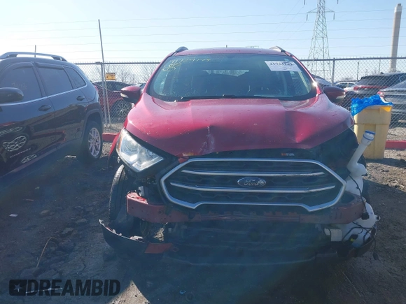 2019 Ford EcoSport SE with VIN MAJ3S2GE4KC262633, listed as a IAAI auction lot 41724149 with 72,495 mi miles and . Bid and sale history available at carsss.com. Image 12.