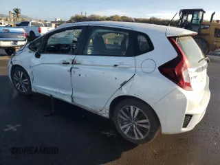 2017 Honda Fit EX with VIN JHMGK5H7XHS010668, listed as a Copart auction lot 87545555 with 54,452 mi miles and Salvage Title. Bid and sale history available at carsss.com. Image 2.