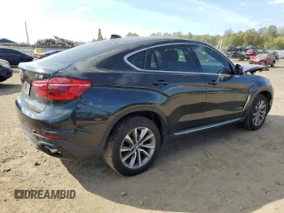 2015 BMW X6 xDrive35i with VIN 5UXKU2C55F0N77081, listed as a Copart auction lot 70188223 with 95,855 mi miles. Bid and sale history available at carsss.com. Image 3.