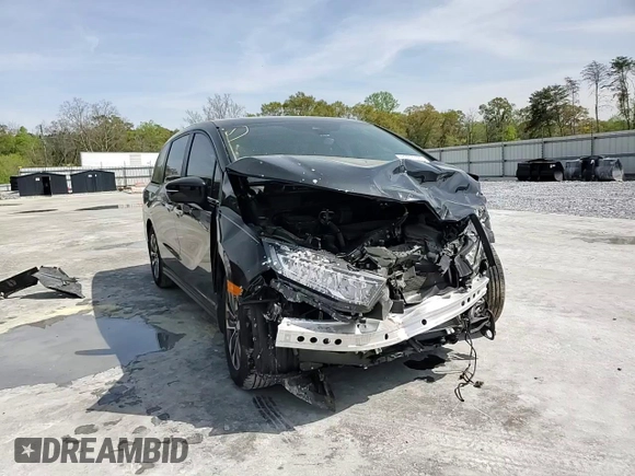 2023 Honda Odyssey EX-L with VIN 5FNRL6H6XPB018723, listed as a Copart auction lot 50501155 with 32,223 mi miles and Salvage Title. Bid and sale history available at carsss.com. Image 12.