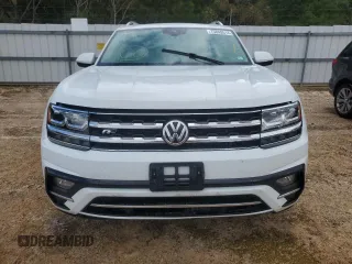 2019 Volkswagen Atlas SEL R-Line with VIN 1V2RR2CA1KC522035, listed as a Copart auction lot 75849514 with 43,569 mi miles and Salvage title. Bid and sale history available at DreamBid. Image 5.