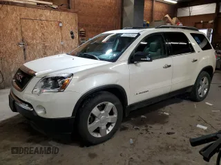 2008 GMC Acadia SLT2 with VIN 1GKEV33708J196923, listed as a Copart auction lot 63566095 with 191,507 mi miles and Salvage title. Bid and sale history available at DreamBid. Image 1.