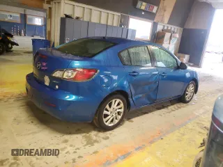 2012 Mazda 3 i Grand Touring with VIN JM1BL1W78C1609667, listed as a Copart auction lot 86858354 with 197,329 mi miles and Non repairable. Bid and sale history available at DreamBid. Image 3.