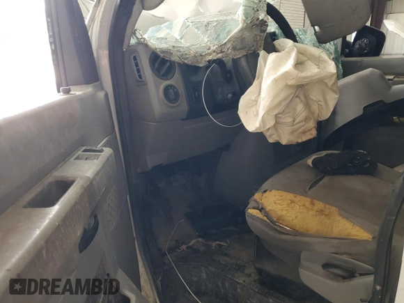 2012 Ford Econoline Cargo Recreational with VIN 1FTNE2EW9CDA33480, listed as a Copart auction lot 62458175 with Not provided miles and Salvage title. Bid and sale history available at DreamBid. Image 8.