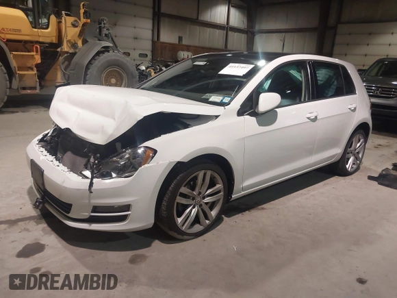 2017 Volkswagen Golf S with VIN 3VW217AU1HM040979, listed as a IAAI auction lot 41137497 with 37,400 mi miles and . Bid and sale history available at DreamBid. Image 17.