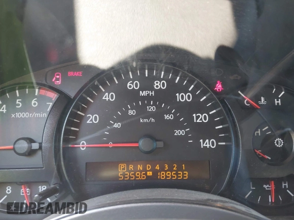 2004 Nissan Titan LE with VIN 1N6AA07A14N541998, listed as a IAAI auction lot 42304039 with 189,533 mi miles and . Bid and sale history available at DreamBid. Image 7.