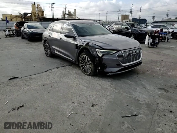 2019 Audi e-tron Prestige with VIN WA1VABGE6KB013000, listed as a Copart auction lot 46866995 with 54,469 mi miles and Salvage Title. Bid and sale history available at carsss.com. Image 12.