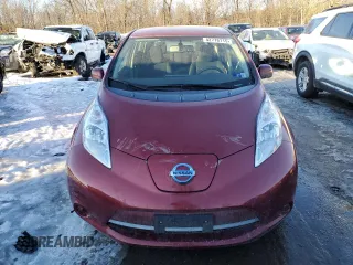 2015 Nissan LEAF SL with VIN 1N4AZ0CP7FC321033, listed as a Copart auction lot 42776715 with 53,700 mi miles and Salvage title. Bid and sale history available at DreamBid. Image 5.