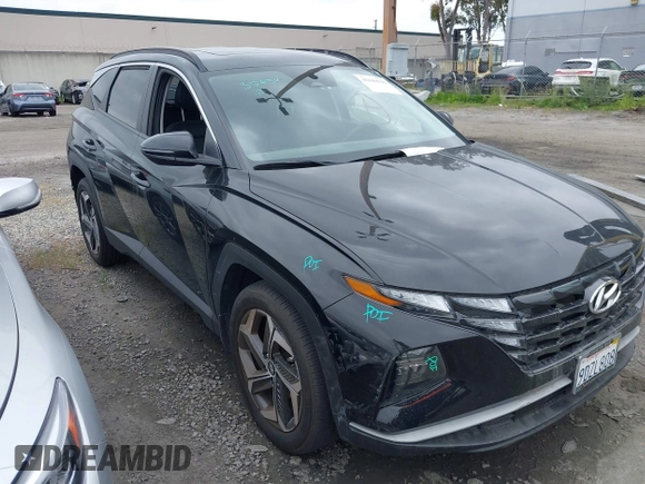 2023 Hyundai Tucson SEL with VIN 5NMJF3AE4PH201621, listed as a IAAI auction lot 41844949 with 7,987 mi miles and . Bid and sale history available at carsss.com. Image 1.