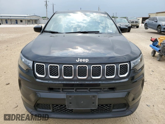 2023 Jeep Compass Sport with VIN 3C4NJDANXPT509952, listed as a Copart auction lot 53967145 with 10,571 mi miles and Clean title. Bid and sale history available at DreamBid. Image 5.