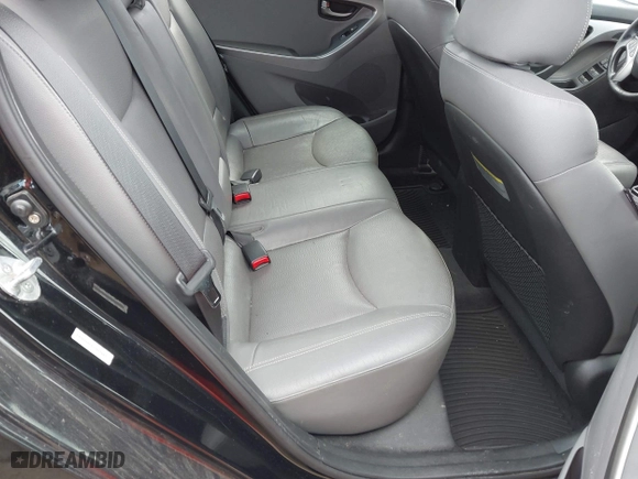 2012 Hyundai Elantra GLS with VIN KMHDH4AE8CU407441, listed as a IAAI auction lot 42125996 with 187,536 mi miles. Bid and sale history available at carsss.com. Image 8.