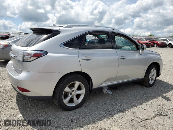 2011 Lexus RX 350 with VIN 2T2BK1BAXBC119905, listed as a Copart auction lot 54163025 with Not Provided miles and Clean Title. Bid and sale history available at DreamBid. Image 3.