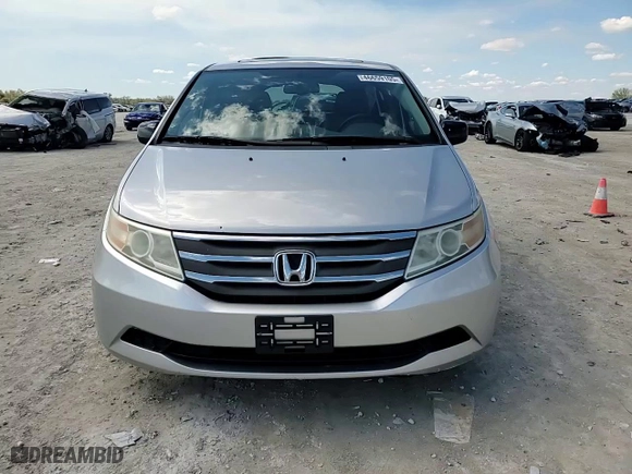 2013 Honda Odyssey EX-L with VIN 5FNRL5H68DB077159, listed as a Copart auction lot 46659105 with 0 mi miles and Salvage Title. Bid and sale history available at carsss.com. Image 12.