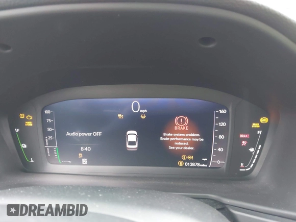 2024 Honda Accord Touring with VIN 1HGCY2F82RA070008, listed as a IAAI auction lot 42027911 with 13,878 mi miles and . Bid and sale history available at DreamBid. Image 7.