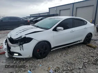 2015 Dodge Dart SXT with VIN 1C3CDFBB6FD159226, listed as a Copart auction lot 46975485 with 121,435 mi miles and Clean Title. Bid and sale history available at carsss.com. Image 1.