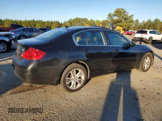 2011 Infiniti G25 x with VIN JN1DV6AR1BM654135, listed as a Copart auction lot 83824524 with 167,253 mi miles and Salvage Title. Bid and sale history available at DreamBid. Image 3.