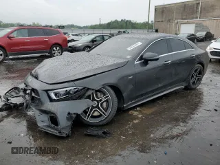 2019 Mercedes-Benz CLS with VIN WDD2J5KB2KA006855, listed as a Copart auction lot 54843484 with 70,323 mi miles and Salvage Title. Bid and sale history available at carsss.com. Image 1.