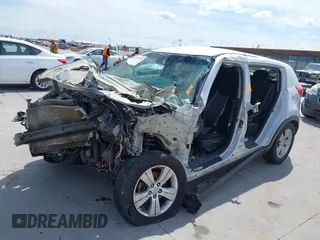 2012 Kia Sportage LX with VIN KNDPB3A23C7256915, listed as a IAAI auction lot 41891378 with 1 mi miles. Bid and sale history available at carsss.com. Image 2.