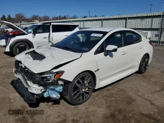 2019 Subaru WRX STI with VIN JF1VA2R64K9822438, listed as a Copart auction lot 48724355 with 58,218 mi miles and Salvage Title. Bid and sale history available at carsss.com. Image 1.
