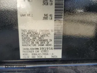 2021 Nissan Altima SV z VIN 1N4BL4DV4MN391956, wystawiony jako Copart lot #54916255 z przebiegiem 73 413 mil mil oraz Szkoda całkowita • Salvage title. Historia ofert i sprzedaży dostępna na DreamBid. Obrazek 12.