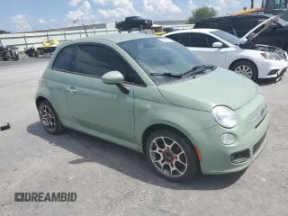 2015 FIAT 500 Sport with VIN 3C3CFFBR2FT707384, listed as a Copart auction lot 65052815 with 83,875 mi miles and Clean title. Bid and sale history available at DreamBid. Image 4.