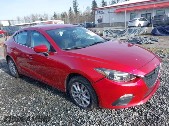 2016 Mazda 3 i Sport with VIN JM1BM1U77G1302741, listed as a IAAI auction lot 41359266 with 83,113 mi miles and . Bid and sale history available at DreamBid. Image 1.
