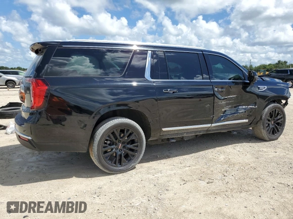 2023 GMC Yukon XL Denali with VIN 1GKS2JKT2PR438920, listed as a Copart auction lot 69749244 with 23,817 mi miles and Salvage Title. Bid and sale history available at DreamBid. Image 3.
