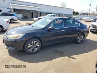 2014 Honda Accord Sedan LX with VIN 1HGCR2F34EA230045, listed as a Copart auction lot 54448135 with 180,656 mi miles and Salvage Title. Bid and sale history available at carsss.com. Image 1.