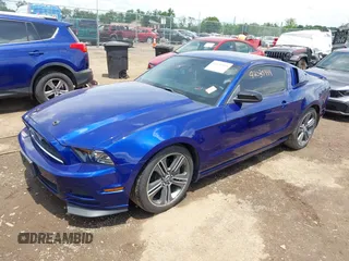 2013 Ford Mustang V6 with VIN 1ZVBP8AM8D5254453, listed as a IAAI auction lot 42535999 with 105,652 mi miles and . Bid and sale history available at DreamBid. Image 17.