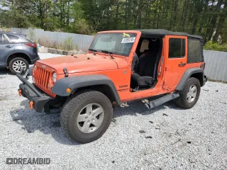 2015 Jeep Wrangler Unlimited Sport with VIN 1C4HJWDGXFL726174, listed as a Copart auction lot 51895295 with 107,377 mi miles and Salvage Title. Bid and sale history available at carsss.com. Image 1.