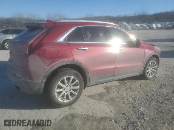 2021 Cadillac XT4 AWD Luxury with VIN 1GYFZBR46MF038668, listed as a Copart auction lot 42121925 with Not Provided miles and Salvage Title. Bid and sale history available at carsss.com. Image 3.