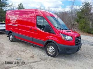 2020 Ford Transit Cargo with VIN 1FTBR1CG5LKB69324, listed as a IAAI auction lot 41885512 with 64,417 mi miles. Bid and sale history available at carsss.com. Image 1.