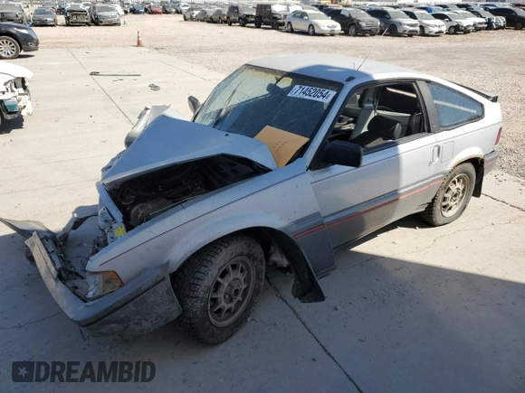1987 Honda Civic z VIN JHMEC1327HS029350, wystawiony jako Copart lot #71452054 z przebiegiem 356 810 mil mil oraz Szkoda całkowita • Salvage title. Historia ofert i sprzedaży dostępna na DreamBid. Obrazek 1.
