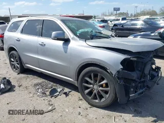 2017 Dodge Durango GT with VIN 1C4RDHDG5HC917446, listed as a IAAI auction lot 41827223 with 230,987 mi miles and . Bid and sale history available at carsss.com. Image 1.