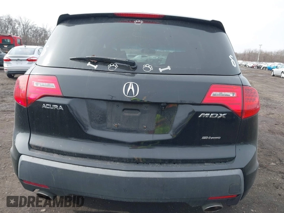 2009 Acura MDX Tech/Entertainment Pkg with VIN 2HNYD28429H520665, listed as a IAAI auction lot 41465563 with 127,666 mi miles. Bid and sale history available at carsss.com. Image 16.