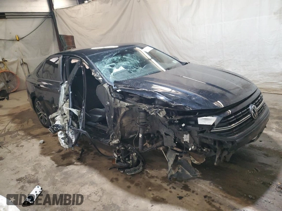 2023 Volkswagen Jetta Sport with VIN 3VWBM7BU2PM016498, listed as a Copart auction lot 57415505 with 63,421 mi miles and Salvage title. Bid and sale history available at DreamBid. Image 4.