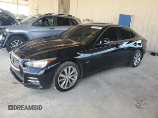 2017 Infiniti Q50 Signature Edition with VIN JN1EV7AP7HM739398, listed as a Copart auction lot 72574484 with 107,823 mi miles and Clean Title. Bid and sale history available at DreamBid. Image 1.