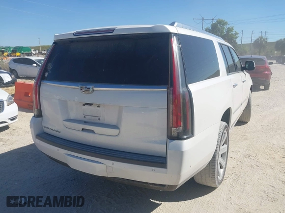 2018 Cadillac Escalade ESV Premium Luxury z VIN 1GYS3JKJ9JR167878, wystawiony jako IAAI lot #41739565 z przebiegiem 158 230 mil mil oraz . Historia ofert i sprzedaży dostępna na DreamBid. Obrazek 4.